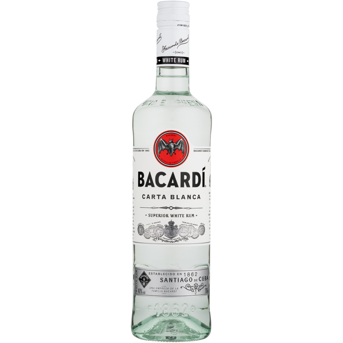 Rhum Blanc Bacardi Superior Carta Blanca 37,5°-0