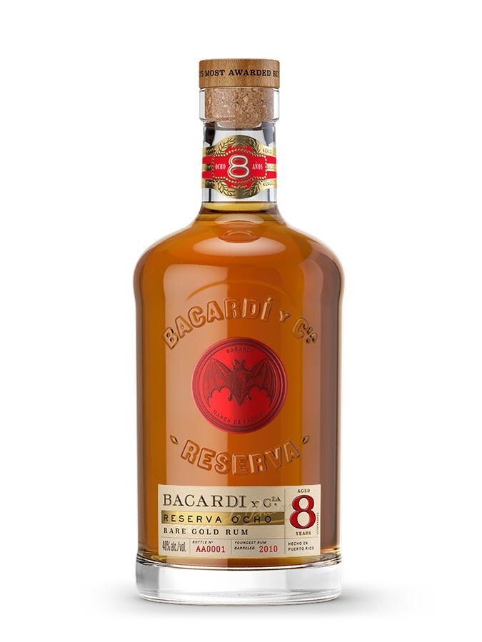 Rhum Bacardi 8 ans 40° 70cl
