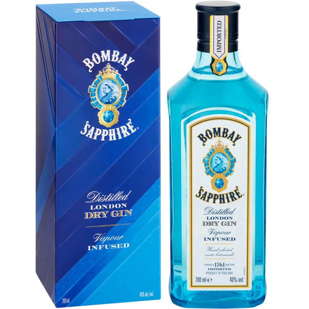 Gin Bombay Sapphire Gift box 40° 70cl-0