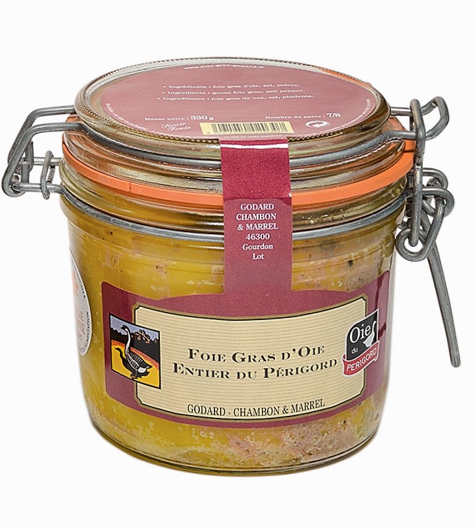 Foie Gras d´Oie Entier du Périgord 180g-0