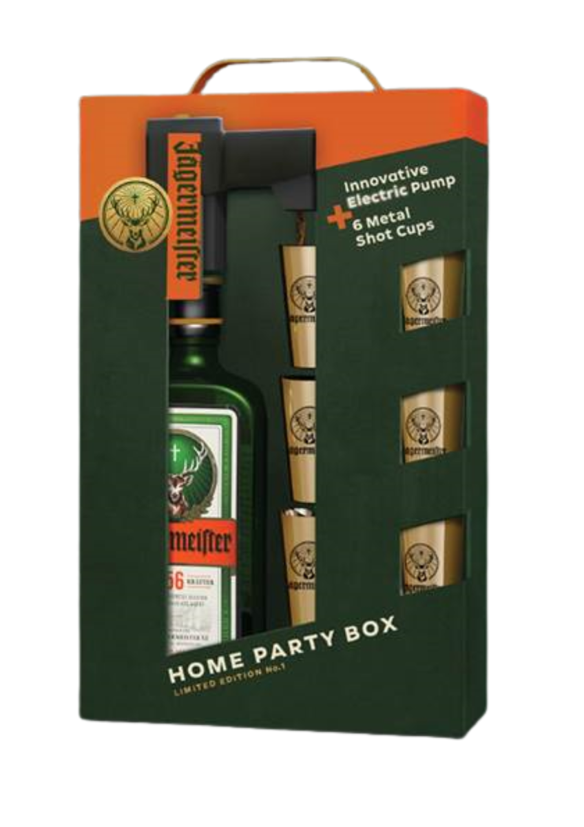 Coffret Jägermeister, 6 shooters + pompe électrique-0