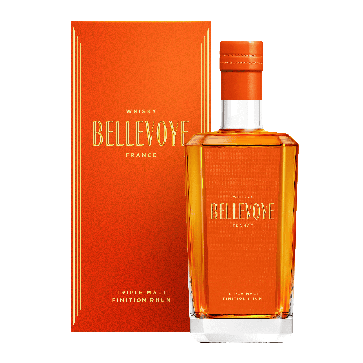 Whisky Bellevoye Finition Rhum 40° 70cl -0