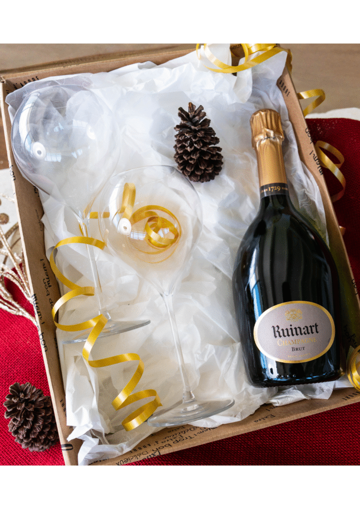 Coffret Ruinart + 2 coupes